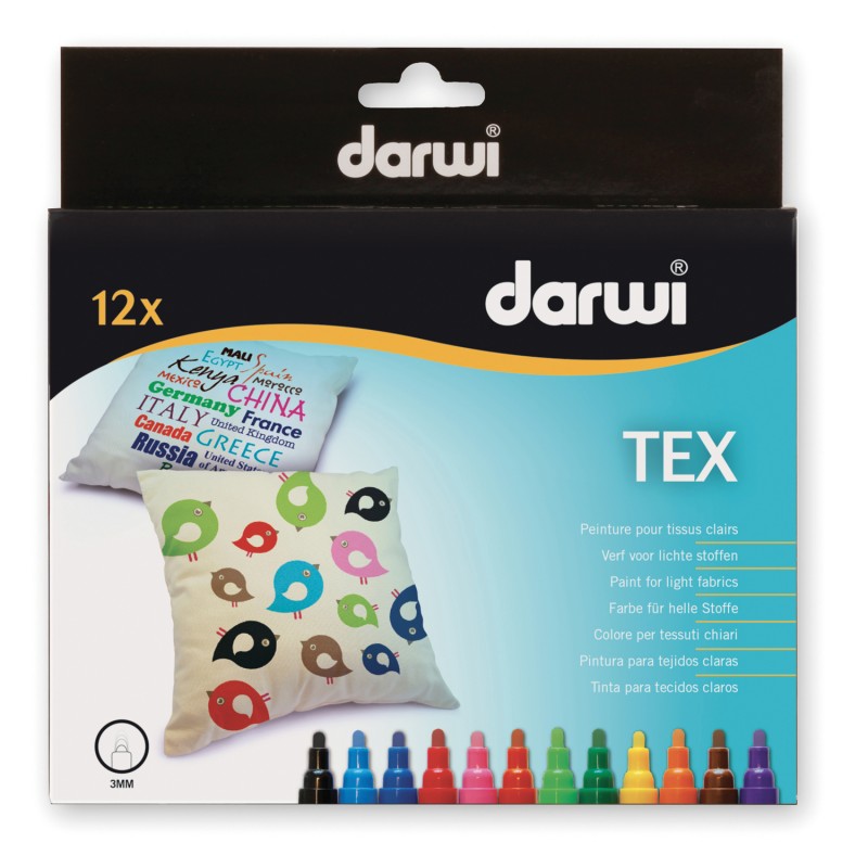 Darwi tex fabric paints